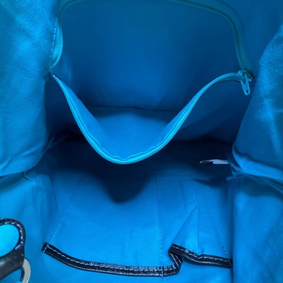 Gabs Womens Camel/Brown Leather With Quilted Design & Black Handles Tote Bag - Picture 10 of 13